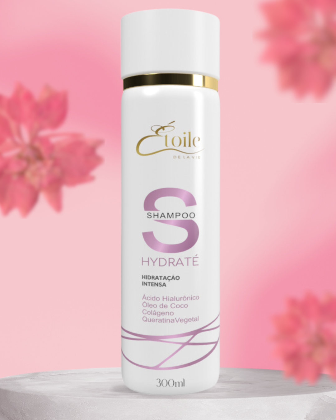 Kit - Shampoo Hydraté 300ml + Condicionador Hydraté 300ml+ Escova Sortida - Imagem 3