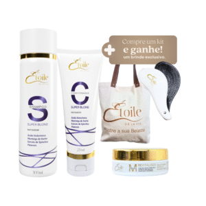 Kit Shampoo + Condicionador Super Blond + Máscara Revitalizer +Escova Sortida